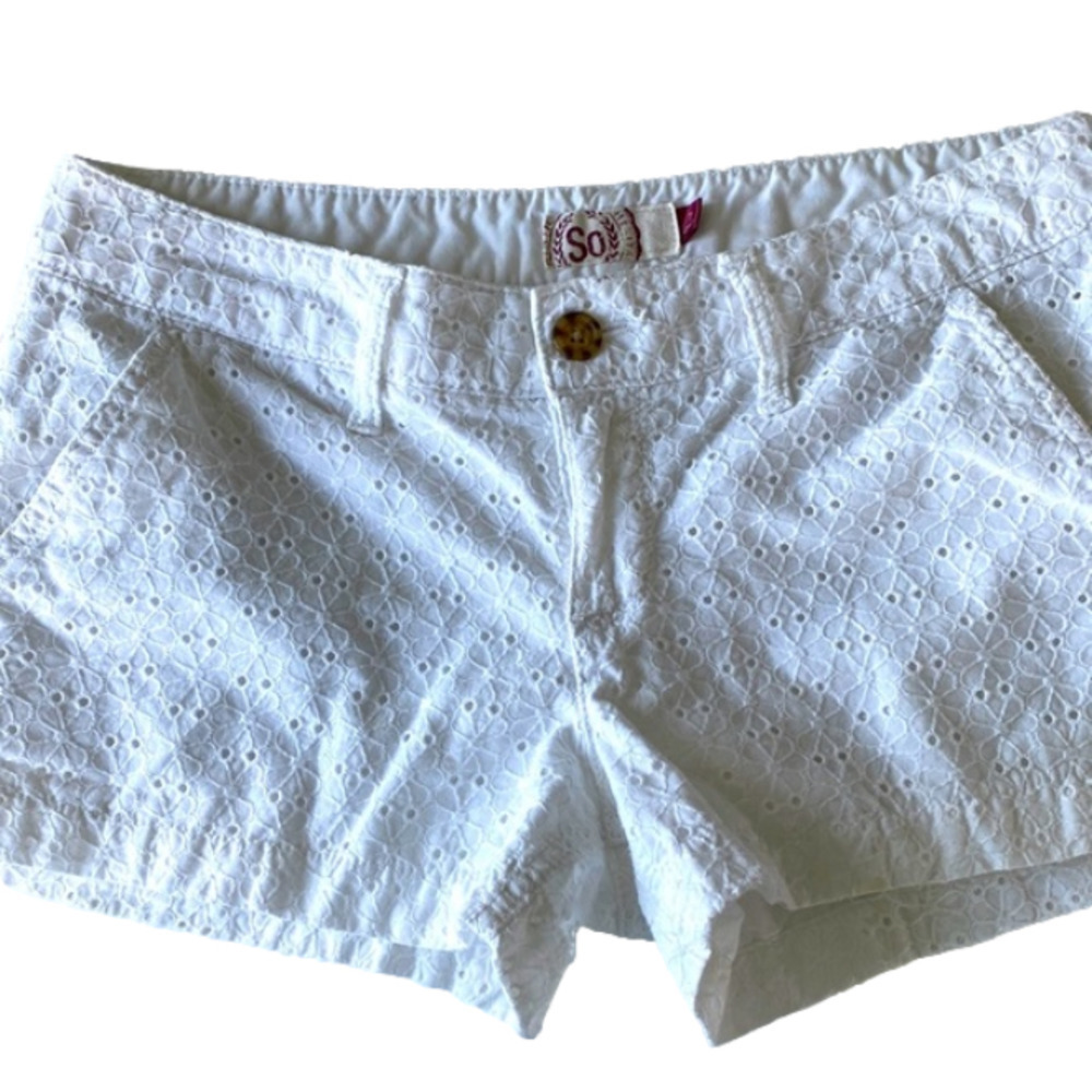 SO Shortie Shorts White Size 7